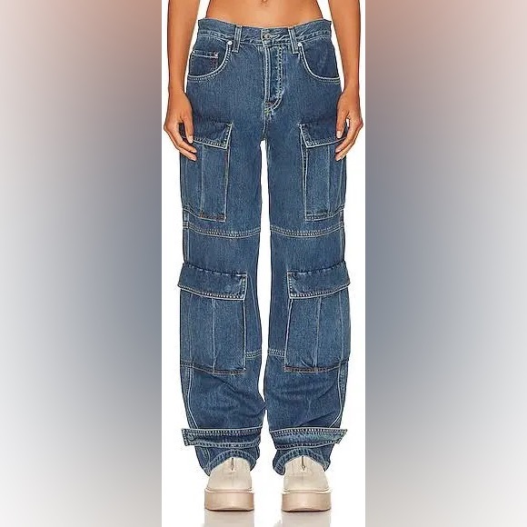 GRLFRND Denim Cargo Jeans - Picture 1 of 6